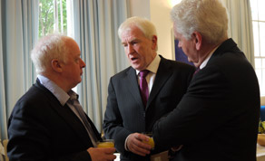 Jim Sheridan, Minister Jimmy Deenihan and Kevin Moriarty 