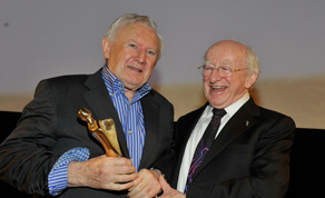 Niall Tóibín and Michael D. Higgins