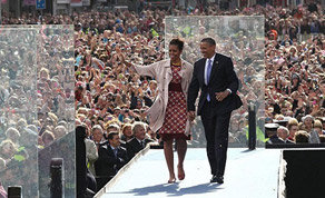 Michelle and Barak Obama