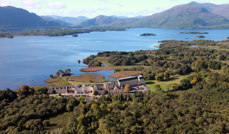  Aerial view of The Lake Hotel