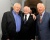 Niall Toibin with President Elect Michael D. Higgins and Gay Byrne
