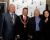 Gay Byrne, Dep Lord Mayer of Cork Tony Fitzgerald with Niall Tibn and  Aine Moriarty